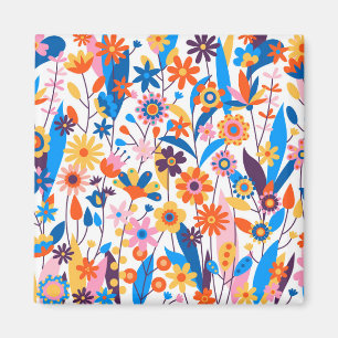 Aimant Exotique multicolore Floral Arrière - plan-32939
