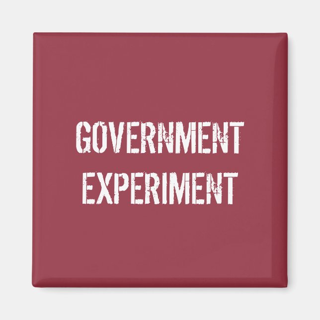 Aimant Expérience gouvernementale (Devant)