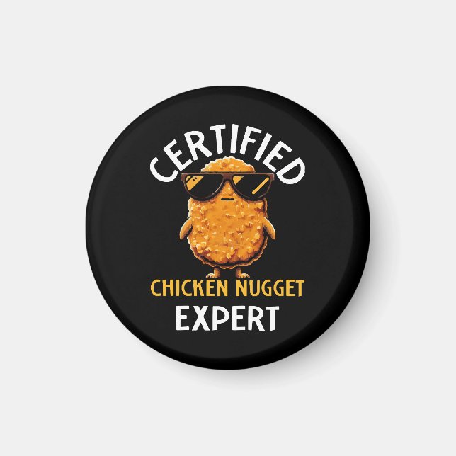 Aimant Expert certifié en nuggets de poulet (Devant)