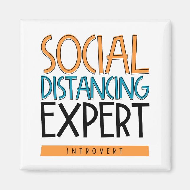 Aimant Expert Distances Sociales Introduction (Devant)