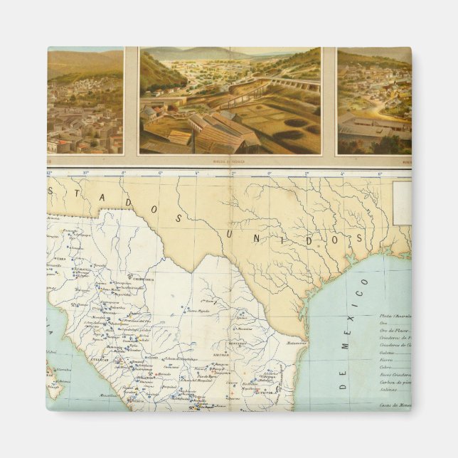 Aimant Exploitation minière au Mexique (Devant)