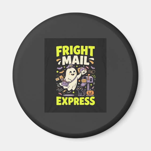 Aimant Express Courrier d'Effroi d'Halloween (Devant)