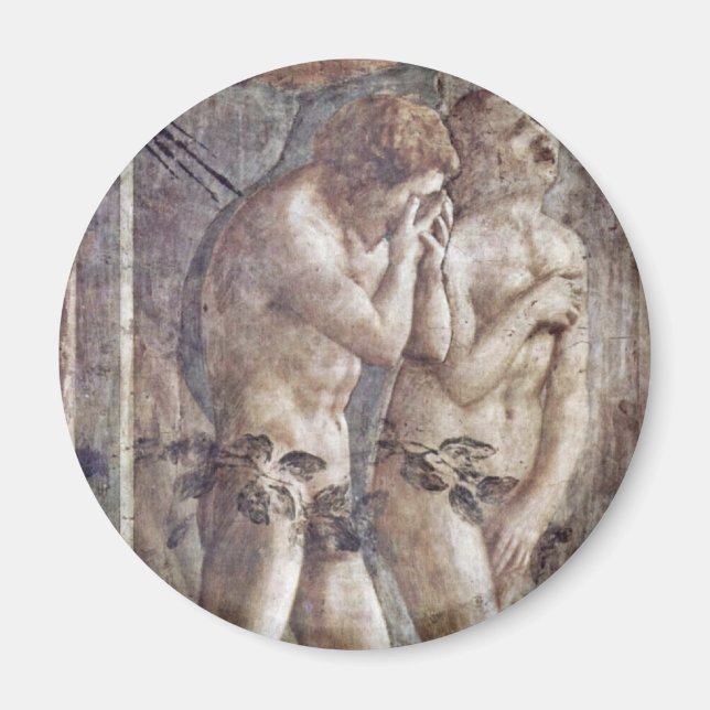 Aimant Expulsion Du Paradis Par Masaccio (Qualité Supérie (Devant)