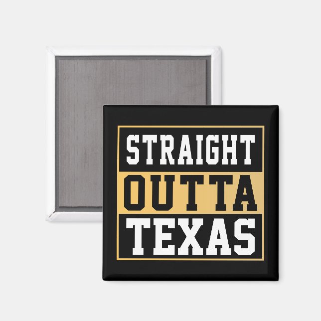 Aimant Extérieur droit Texas Gold et White (Recto/Verso)