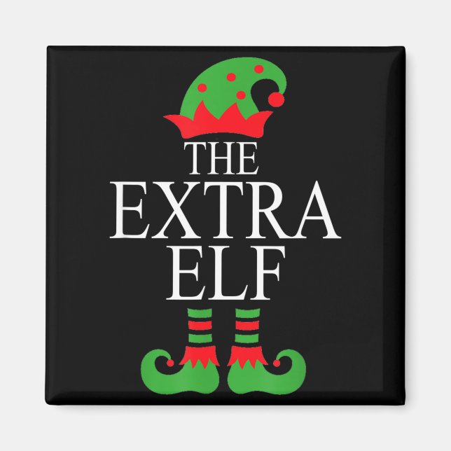 Aimant Extra Elf Family Matching Christmas Group Pajama M (Devant)