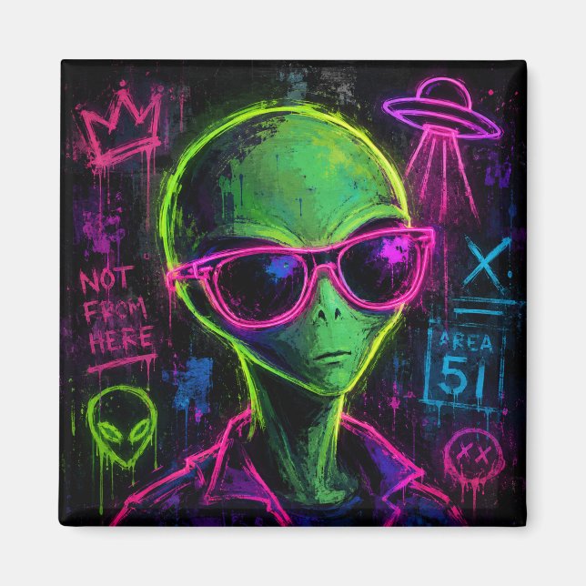 Aimant Extraterrestre de l'espace (Devant)