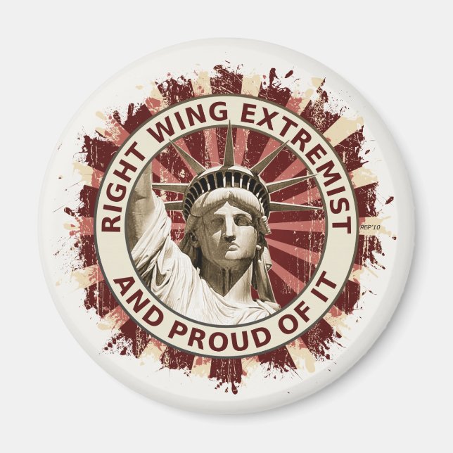 Aimant Extrémiste de droite (Devant)