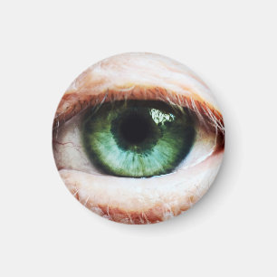 Aimant Eyeball effrayant et Oeil vert d'Halloween /zombie