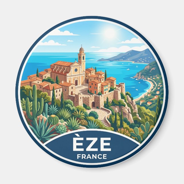 Aimant Èze France (Devant)