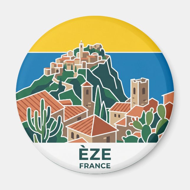 Aimant Èze France (Devant)
