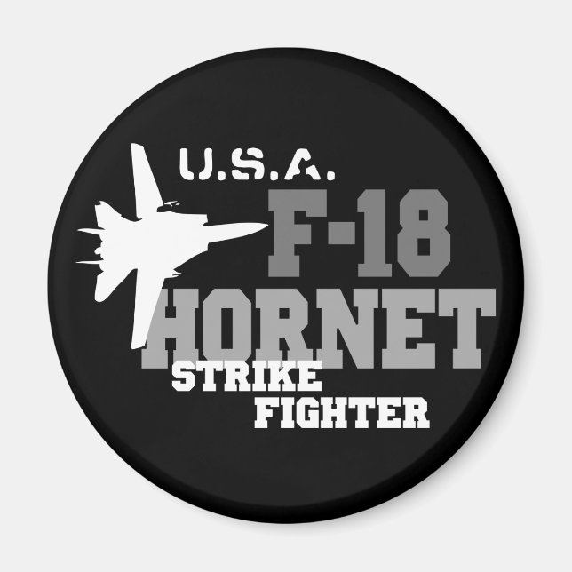 Aimant F-18 Hornet - Strike Fighter (Devant)