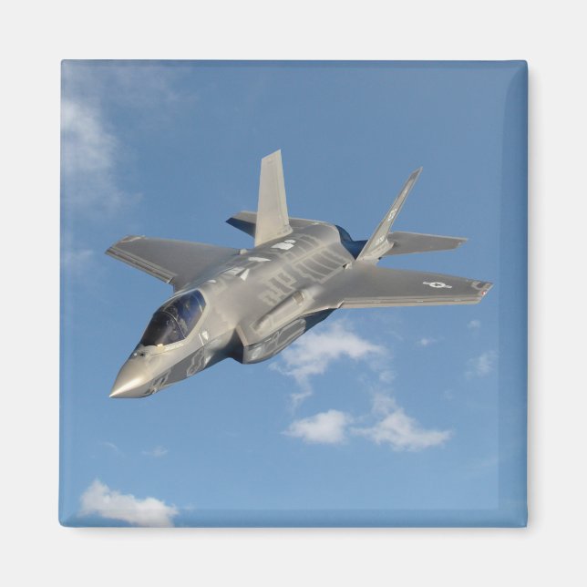 Aimant F-35 Lightning II Panther Jet Fighter dans le ciel (Devant)