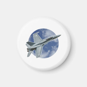 Aimant F/A-18C Hornet sur un nuage circulaire