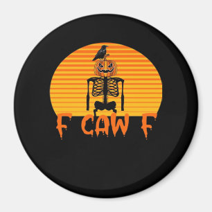 Aimant F-Caw-F Corbeau Classique Esthétique Décontracté