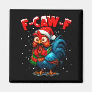 Aimant F Caw F Corbeau F-caw-f Poulet Mème Citation Drôle