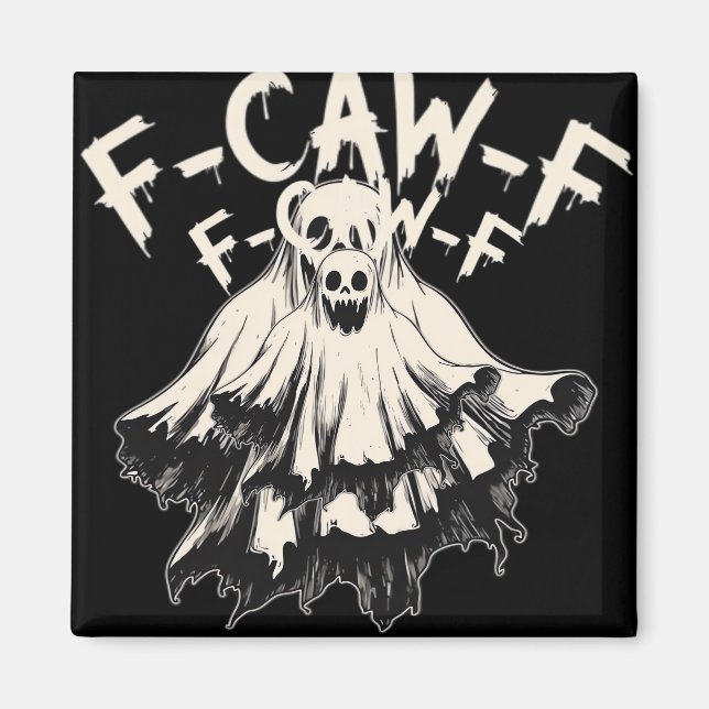 Aimant F Caw F Corbeau Style Rétro Classique (Devant)
