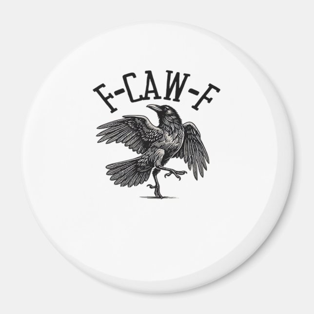 Aimant F Caw F Crow Créatif Décontracté (Devant)