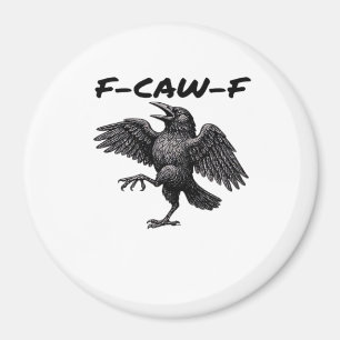 Aimant F Caw F Graphisme Vintage Essentiel