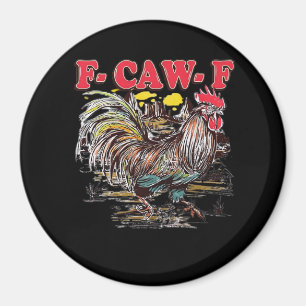 Aimant F-Caw-F Hei Hei Moana Coq Classique Drôle Graphiqu