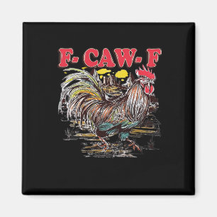 Aimant F-Caw-F Hei Hei Moana Coq Classique Drôle Graphiqu