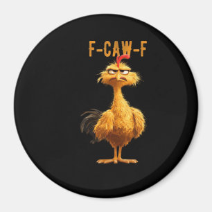 Aimant F-Caw-F Poulet Classique Style Rétro