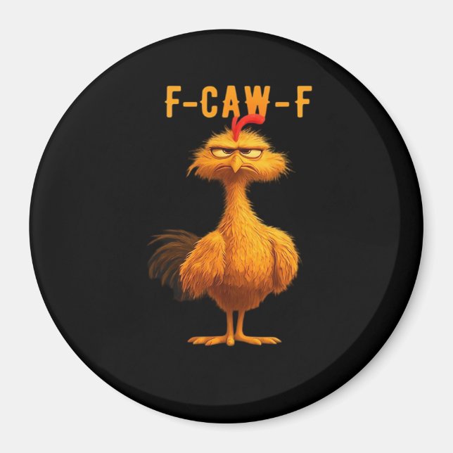 Aimant F-Caw-F Poulet Essentiel Art Branché (Devant)