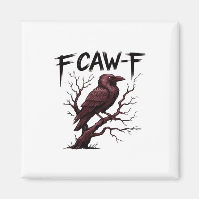 Aimant F-Caw-F Raven Classique (Devant)
