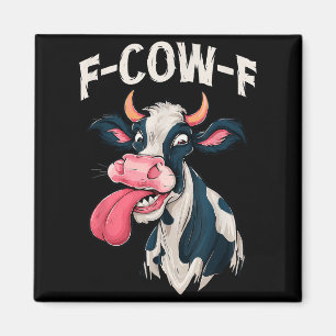 Aimant F-vache-f Memes Drôle Fcowf Vache Hommes Femmes