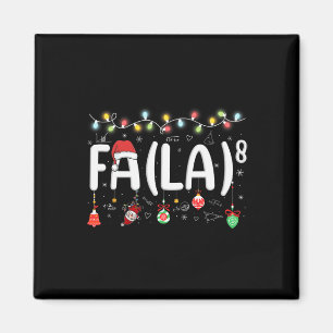 Aimant Fa (la)8 Funky Christmas Père Noël Fa La Math Ense