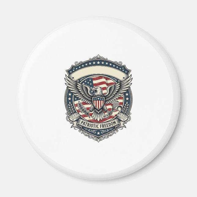Aimant Fabricant de savon patriotique  (Devant)