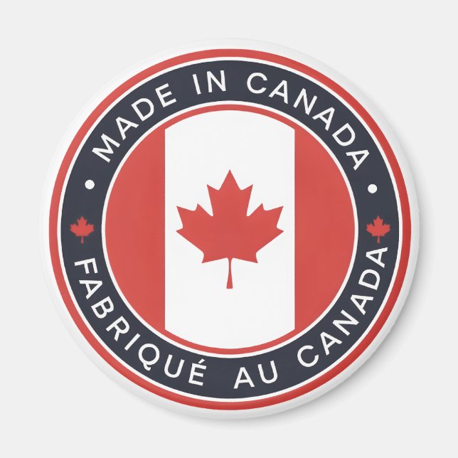 Aimant Fabriqué au Canada (Devant)