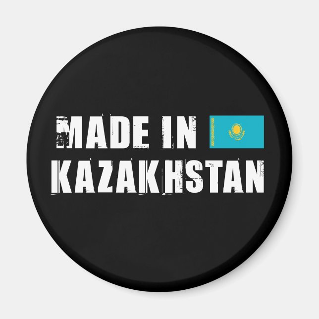 Aimant Fabriqué au Kazakhstan (Devant)