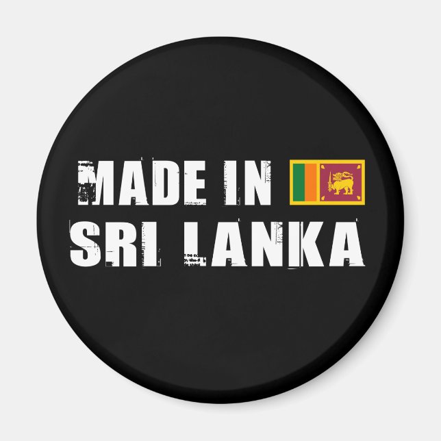 Aimant Fabriqué au Sri Lanka (Devant)