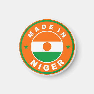 Aimant fabriqué dans le niger country flag produit étique
