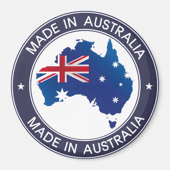 Aimant Fabriqué en Australie (Devant)