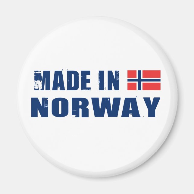 Aimant Fabriqué en Norvège (Devant)