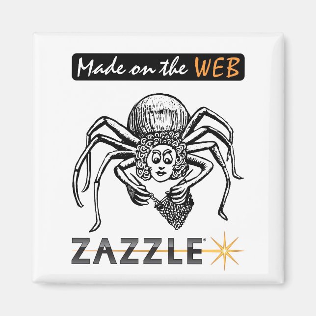 Aimant Fabriqué sur le Web (Devant)