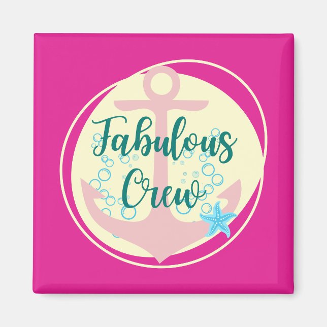 Aimant Fabulous Crew (Devant)