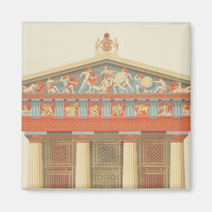 Aimant Façade du Temple de Jupiter à Aegina (323-27