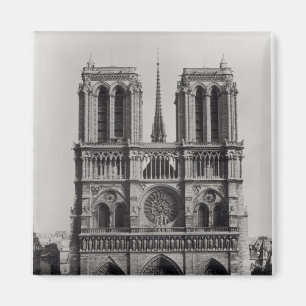 Aimant Façade Notre-Dame, Paris, fin 19e siècle