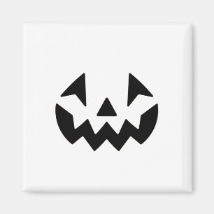 Aimant Face citrouille