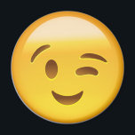 Aimant Face de lit Emoij<br><div class="desc">Utilisé pour impliquer l'humour sous forme écrite, ou peut être utilisé de manière suggestive, comme une forme de flirt. Aussi connu sous le nom Winky Face Emoji, Wink Face Emoji et Wink Emoji. INSTAGRAM GIVEAWAY AFFICHEZ UN PIC AVEC VOTRE ACHAT UTILISER #EMOJIPRINTS & GAGNER DES GOODIES ÉMOJIPRINTS !</div>