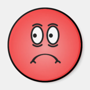 Aimant Face Silly Smiley de luxe