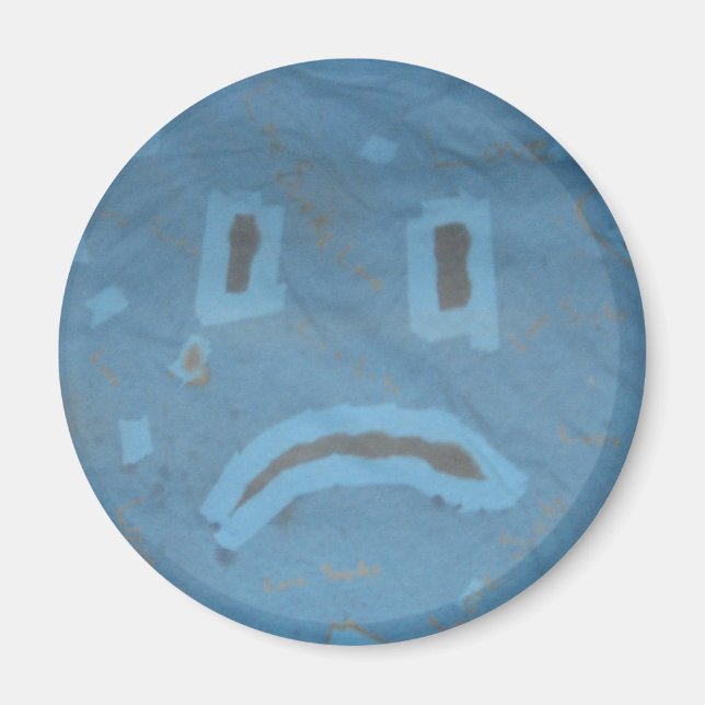 Aimant face triste (Devant)