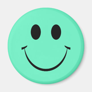 Aimant Face verte et heureuse