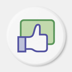 Aimant Facebook aiment le bouton