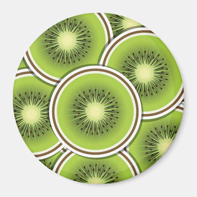 Aimant Fâcheux kiwi (Devant)