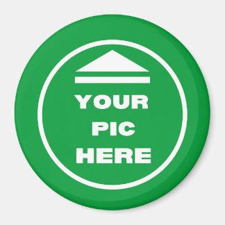 Aimant FACILE ! Arrondi - Grand, 3 Pouces - Personnalisé