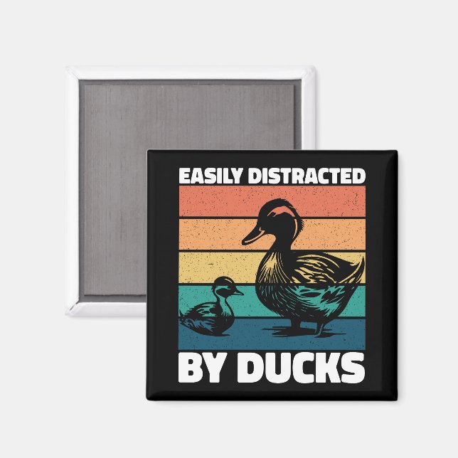 Aimant Facilement Distrait Par Canards Amoureux Cool Agri (Recto/Verso)
