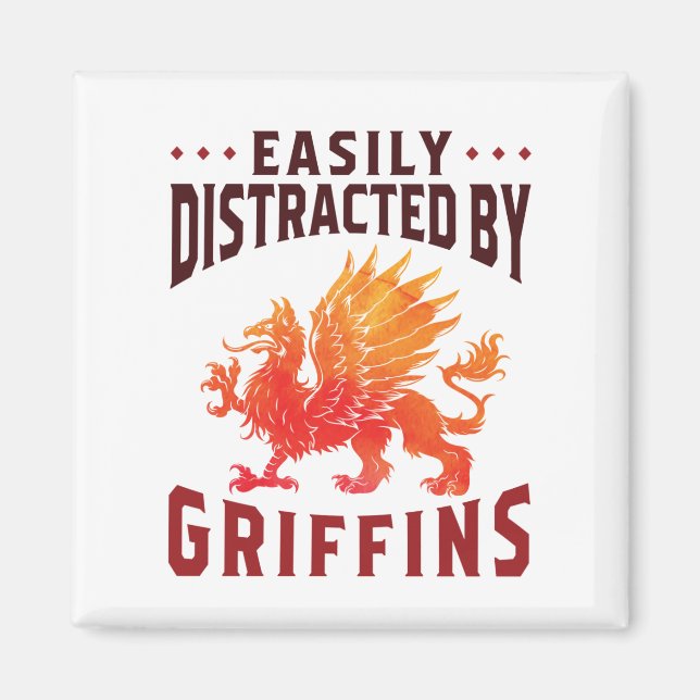 Aimant Facilement distrait par Griffins Cool Imaginaire L (Devant)